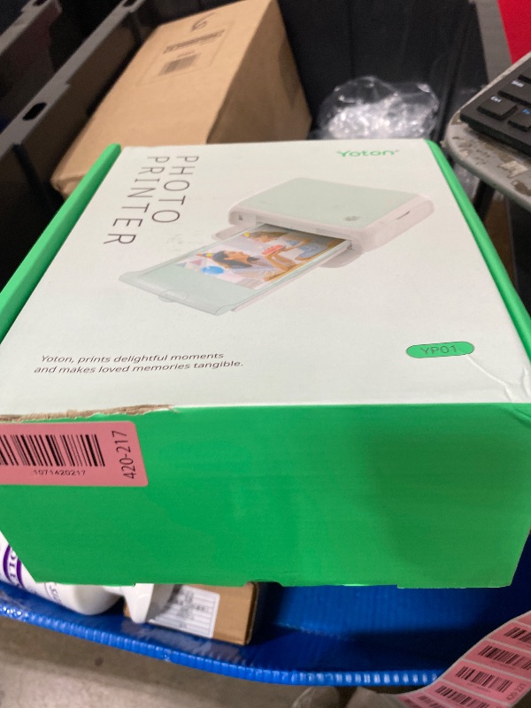 Photo 1 of **NO INK** YOTON Photo Printer 4x6, Picture Printer with 54 Sheets & 1 Ink Ribbon