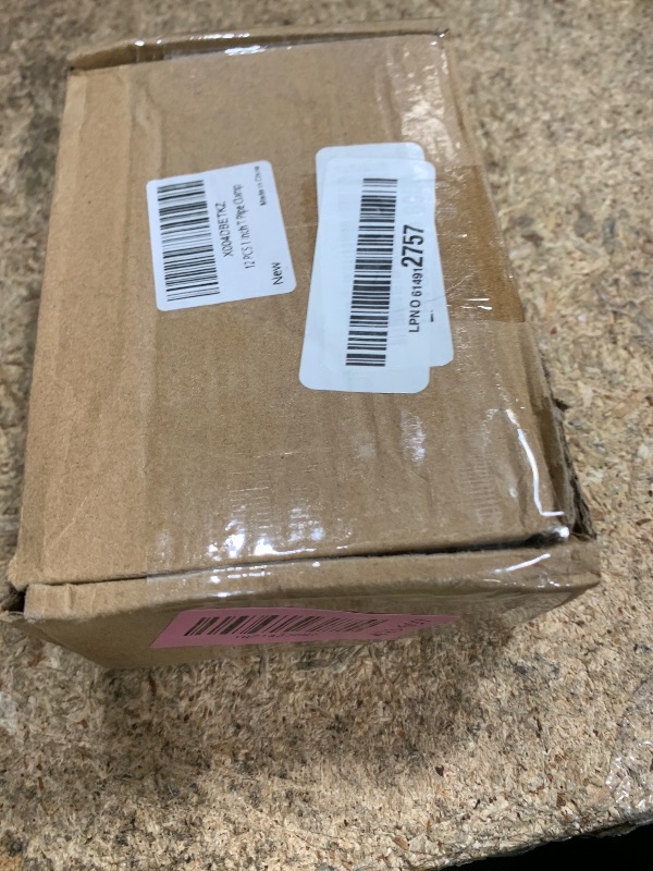 Photo 1 of 12 PCS 1 Inch T Pipe Clamps, Heavy-Duty Galvanized Steel Connectors