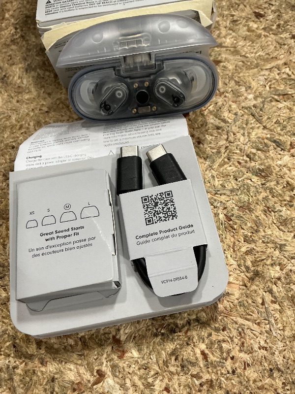 View 2 of **PARTS ONLY** Beats Studio Buds + True Wireless Noise Cancelling Earbuds - Transparent