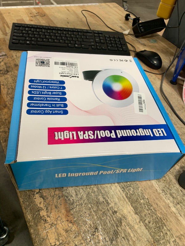 Photo 1 of 10 Inch LED Pool Light for Inground Pool 60W Color Changing Pool Lighting