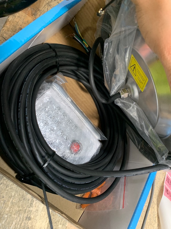 Photo 1 of 10 Inch LED Pool Light for Inground Pool 60W Color Changing Pool Lighting