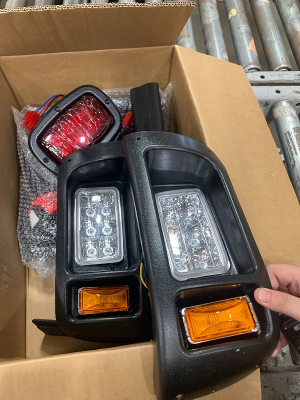 View 4 of 10L0L Golf Cart Light Kit for EZGO TXT (1995-2013) 12V/36V/48V Street Legal