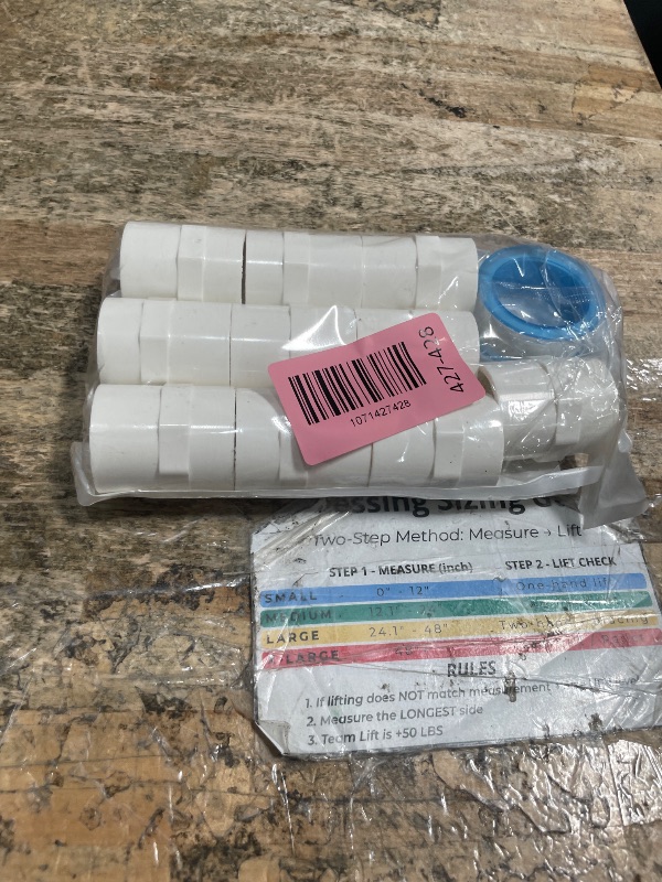 Photo 1 of 10Pcs White PVC Pipe Fittings, 3/4 NPT Female Thread Pipe Fitting Adapter Connector, PVC Female Threaded Pipe Coupling, Socket x NPT Female, Sch40