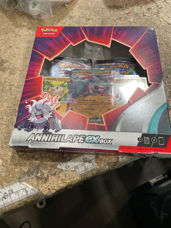 View 2 of *** CONTAINS INAUTHENTIC CARDS, MAY HAVE BEEN SWAPPED PREVIOUSLY**** *** Pokemon TCG Annihilape EX Box