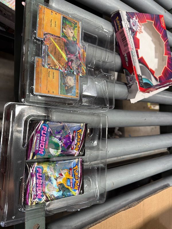 View 3 of *** CONTAINS INAUTHENTIC CARDS, MAY HAVE BEEN SWAPPED PREVIOUSLY**** *** Pokemon TCG Annihilape EX Box