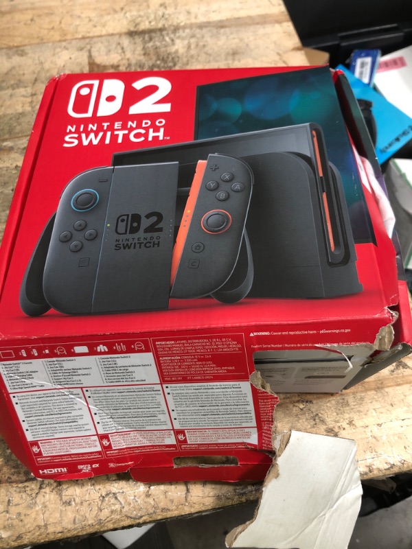 Photo 1 of *** PARTIAL SET - SEE NOTES *** Nintendo Switch 2 Console (Multicolor)