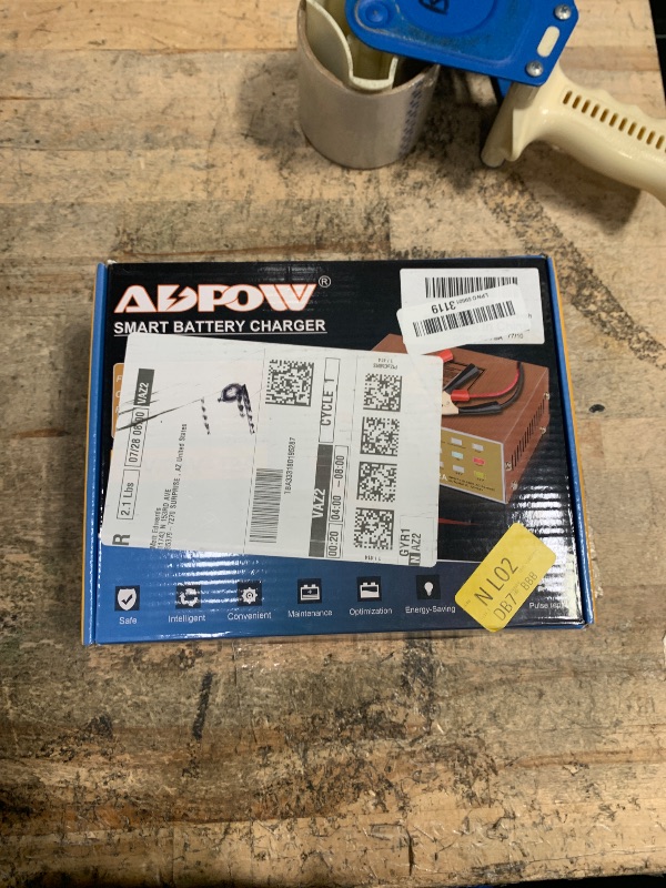Photo 1 of ***DAMAGED - SEE NOTES/PICTURES***ADPOW 12V/24V Automotive Smart Battery Charger