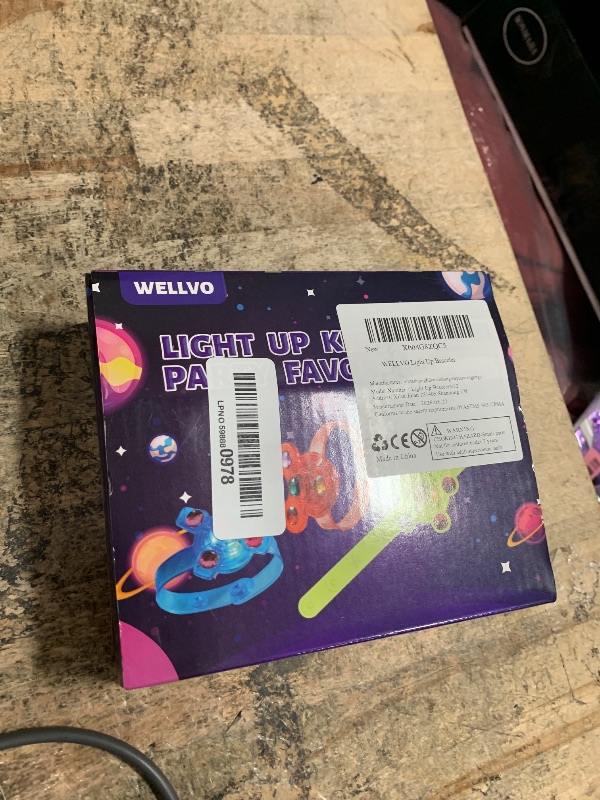 Photo 1 of 12 Pack LED Light Up Fidget Spinner Bracelets Party Favors for Kids 4-8 8-12, Glow in The Dark Party Supplies, Birthday Gifts, Treasure Box Toys, Goodie Bags Stuffers for Kids