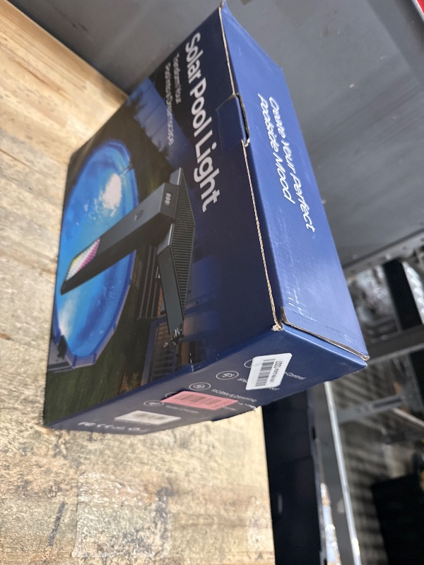 Photo 1 of ***SEE NOTES***Aqoutgh Solar Pool Light with LCD Thermometer & Timer