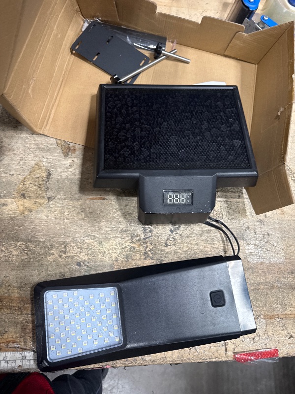 Photo 1 of ***SEE NOTES***Aqoutgh Solar Pool Light with LCD Thermometer & Timer
