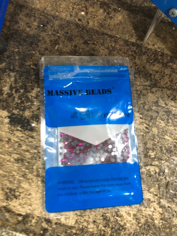Photo 1 of 1500 Pieces Hot Fix Glass Flatback Rhinestones HotFix Round Crystal Gems (Rose Pink, SS16)