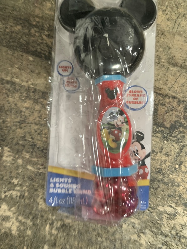 Photo 1 of ***SEE NOTES**Little Kids Mickey Mouse Light & Sound Bubble Wand