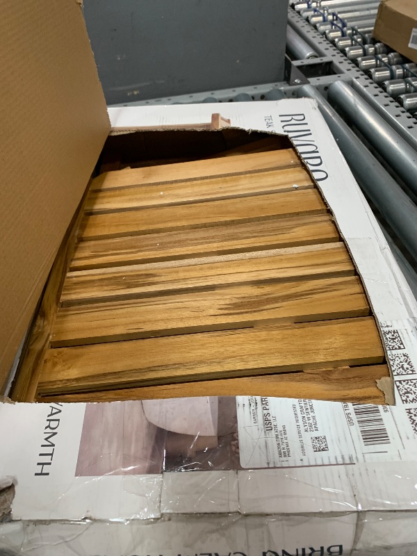 View 3 of **FOR PARTS ONLY**(MISSING PIECES)
Ruvaro Teak Shower Bench with Storage Shelf