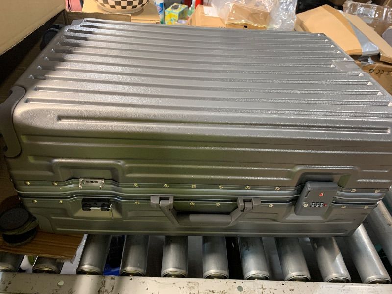 Photo 1 of **MISSING ONE LATCH** HotWay 24" Aluminum Frame Hard Shell Checked Luggage