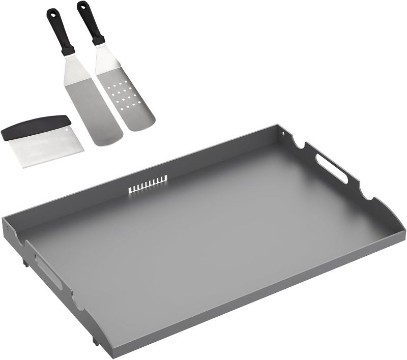 Photo 1 of 22 Inch Griddle Top for Blackstone with Spatula Set, Flat Top Griddle Part