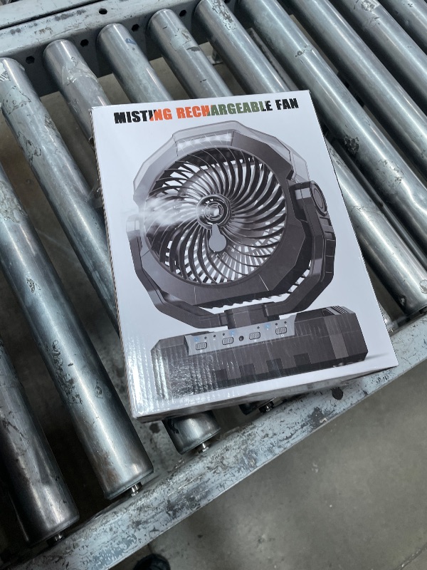 Photo 1 of **FAN DOES NOT SPIN** AVAVO Portable Misting Fan, 36000mAh, 460ml Tank, Black