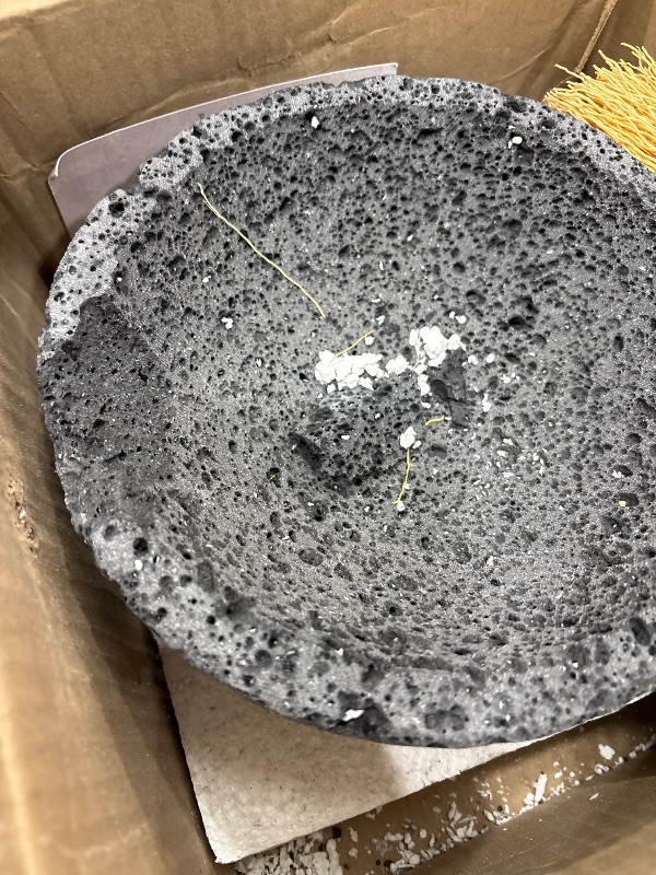 Photo 1 of *** CHECK COMMENTS/PHOTOS****. 8" Molcajete Mexicano Made of Authentic Lava Rock in Mexico | Not Concrete