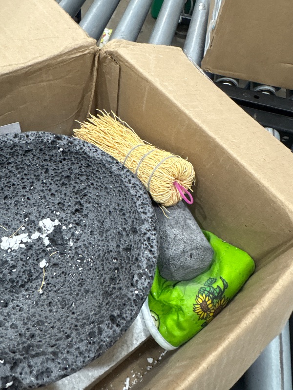 Photo 1 of *** CHECK COMMENTS/PHOTOS****. 8" Molcajete Mexicano Made of Authentic Lava Rock in Mexico | Not Concrete