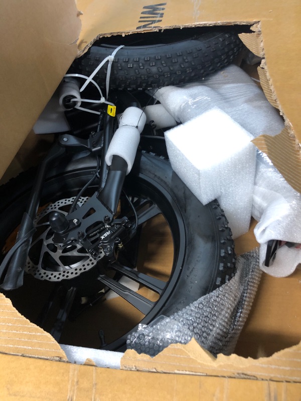 Photo 1 of ***FACTORY SEALED*** Windone E2 Electric Bike for Adults, Full Suspension, 48V13Ah Removable Battery, Up to 28MPH & 46.6Miles (PAS), 1000W Peak Ebike with All-Terrain 4.0" Fat Tires, UL Certified, Moped E-Bike
