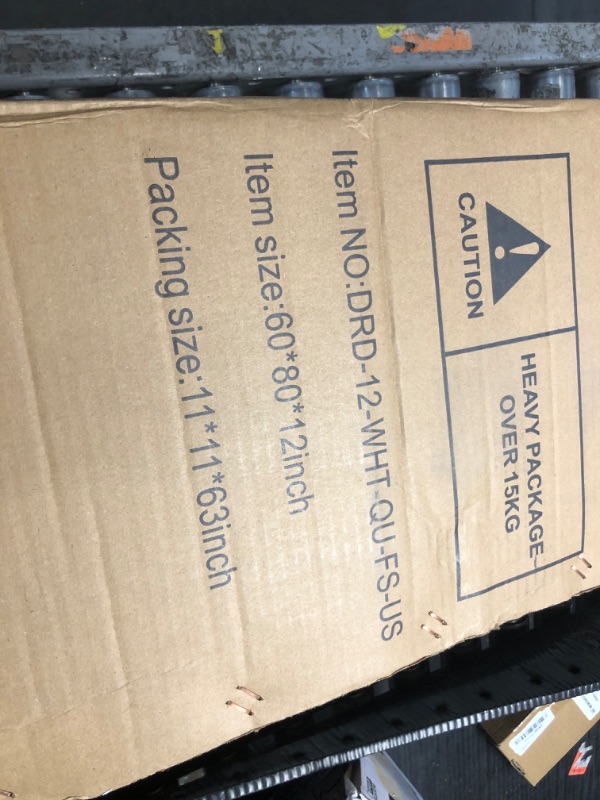 Photo 1 of ***FACTORY SEALED - OPENED FOR INSPECTION***  Dkibcum Queen Mattress 12-Inch - Hybrid Memory Foam Mattress for Back Pain Relief, Pocket Springs and Motion Isolation, CertiPUR-US Certified, Fiberglass Free, Queen Size Mattress in a Box