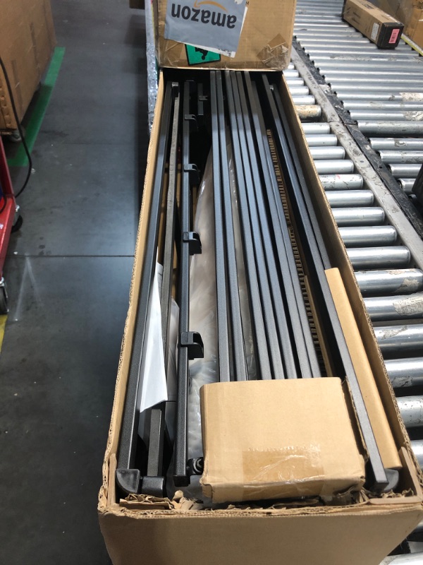 Photo 1 of ***FACTORY SEALED - OPENED FOR INSPECTION***  ***TRUCK/TRAILER PICKUP ONLY***Amazon Basics Smart Box Spring Bed Base, 9-Inch Height Mattress Foundation, Tool-Free Easy Assembly, Metal Frame, Cal King, 83" x 71" x 9", White