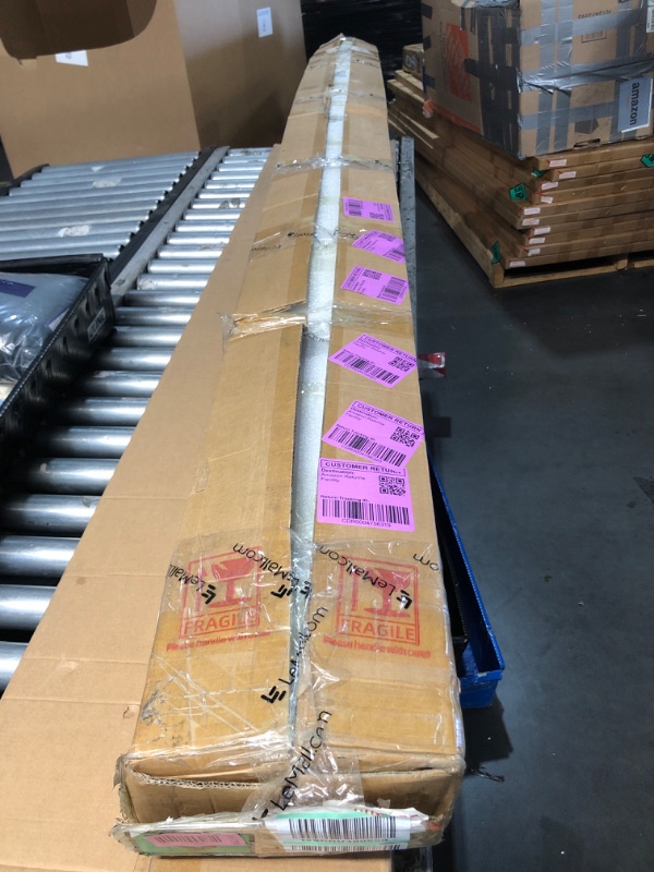 Photo 1 of ***STOCK PHOTO FOR REFERENCE ONLY***
** not the exact item as photo**^
OUZUGIE WPC Acoustic Slat Wall Paneling, 8-Pack 114 x 6 Inches 3D Wall Panels for Interior Wall Decor,Living Room,TV Background,Study Room,Office Spaces,Bedroom,High Grille (pale ye
