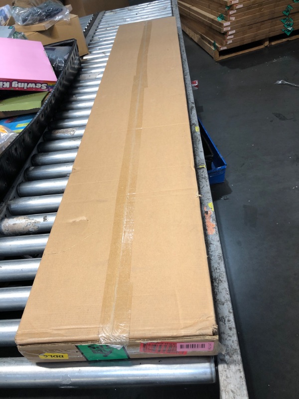 Photo 1 of ***FACTORY SEALED - OPENED FOR INSPECTION***   Venusmiles Floating Shelves for Wall, 72 Inch Wide x 12 Inch Deep Floating Shelves, Long Wood Floating Wall Shelf Shelves for Living Room Bathroom Bedroom Kitchen Home - (White, 72" W x 12" D x 2" H)