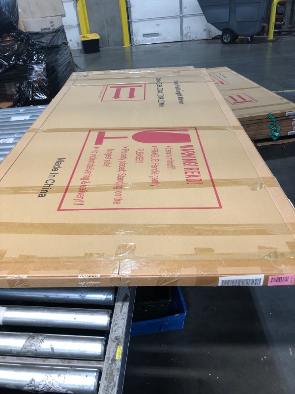 Photo 1 of ***FACTORY SEALED - OPENED FOR INSPECTION***  ***TRUCK/TRAILER PICKUP ONLY***  Furnbar Full Length Mirror, 75"x36" Full Body Mirror, Floor Mirrors with Stand, Body Mirrors Standing Hanging Leaning Against Wall,Aluminum Frame Mirrors for Bedroom Cloakroom,
