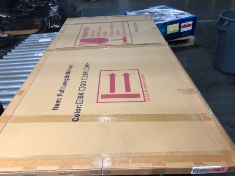 Photo 1 of ***FACTORY SEALED - OPENED FOR INSPECTION***   ***TRUCK/TRAILER PICKUP ONLY***   Furnbar Full Length Mirror, 75"x36" Full Body Mirror, Floor Mirrors with Stand, Body Mirrors Standing Hanging Leaning Against Wall,Aluminum Frame Mirrors for Bedroom Cloakroo