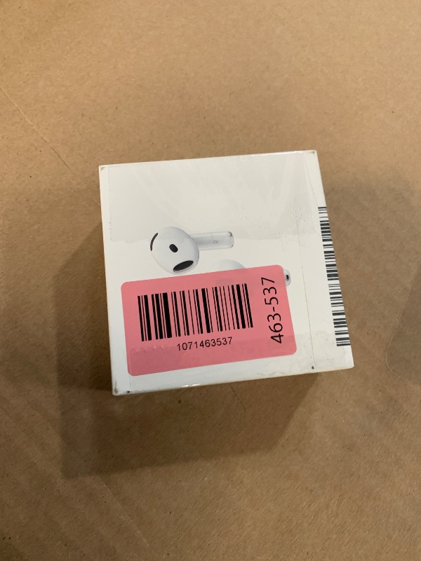 Photo 1 of ***IN THE WRONG BOX ****NOT PROS***Apple AirPods (3rd Generation) Wireless Ear Buds, Bluetooth Headphones, Personalized Spatial Audio, Sweat and Water Resistant, Lightning Charging Case Included, Up to 30 Hours of Battery Life