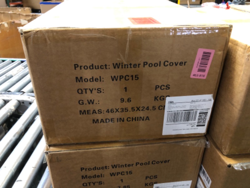 Photo 1 of 
POOLACC Pool Covers for Above Ground Pools - 18 ft Round Winter Pool Cover, Extra Durable Cold- and UV-Resistant Heavy-Duty Swimming Pool Cover for Winterizing
Style:Cover