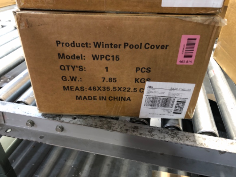 Photo 1 of 
POOLACC Pool Covers for Above Ground Pools - 18 ft Round Winter Pool Cover, Extra Durable Cold- and UV-Resistant Heavy-Duty Swimming Pool Cover for Winterizing
Style:Cover
