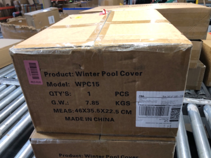 Photo 1 of 
POOLACC Pool Covers for Above Ground Pools - 18 ft Round Winter Pool Cover, Extra Durable Cold- and UV-Resistant Heavy-Duty Swimming Pool Cover for Winterizing
Style:Cover