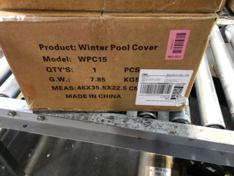 Photo 1 of 
POOLACC Pool Covers for Above Ground Pools - 18 ft Round Winter Pool Cover, Extra Durable Cold- and UV-Resistant Heavy-Duty Swimming Pool Cover for Winterizing
Style:Cover