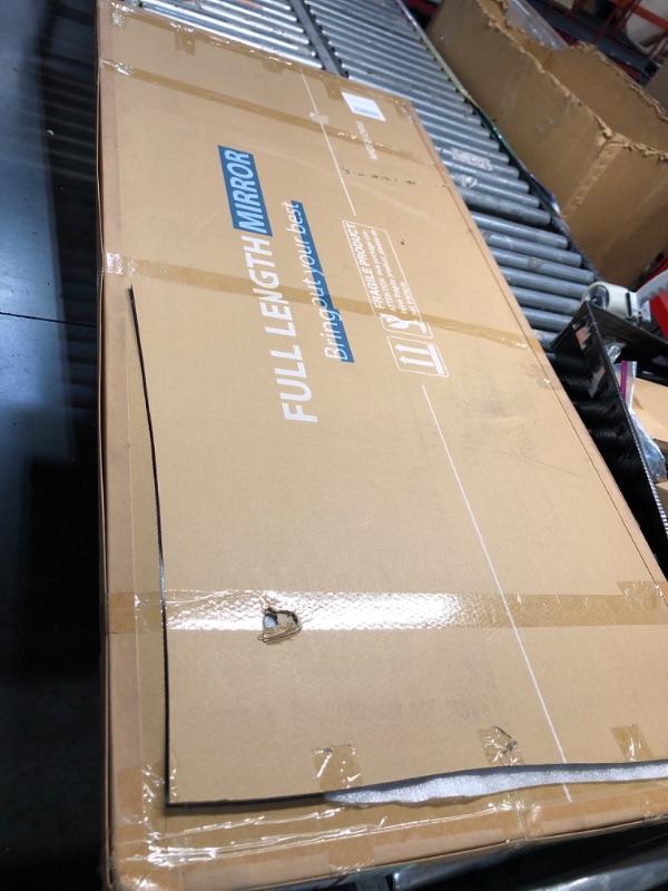 Photo 1 of ***FACTORY SEALED - OPENED FOR INSPECTION***    ***TRUCK/TRAILER PICKUP ONLY***  ZENOMIRRIS LED Full Length Mirror Floor Mirrors with Dimming &3 Color Lighting 32 x 71 Inch LED Mirrors Full Body with Stand for Bedroom Dressing Room Rect