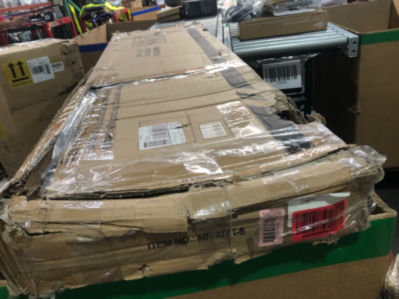 Photo 1 of ***FACTORY SEALED - OPENED FOR INSPECTION***   ***TRUCK/TRAILER PICKUP ONLY***   Ruedamann 5FT Wheelchair Ramp, 33" Extra Wide Aluminum Ramps for Wheelchairs for Home, 1000 LBS Capacity Portable Ramp with Handle, Non-Slip Wheelchair Ramps for Home Steps, 