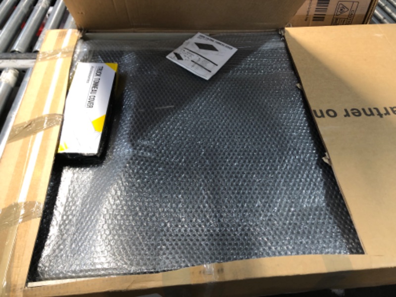 Photo 1 of ***FACTORY SEALED - OPENED FOR INSPECTION***    ***TRUCK/TRAILER PICKUP ONLY***     Hard Folding Truck Bed Tonneau Cover Compatible with Chevy Silverado & GMC Sierra 1500(2007-2026) 2500 3500 HD(2007-2019) 6.6 ft Standard Box(NO CarbonPro Bed), Tri Fold S