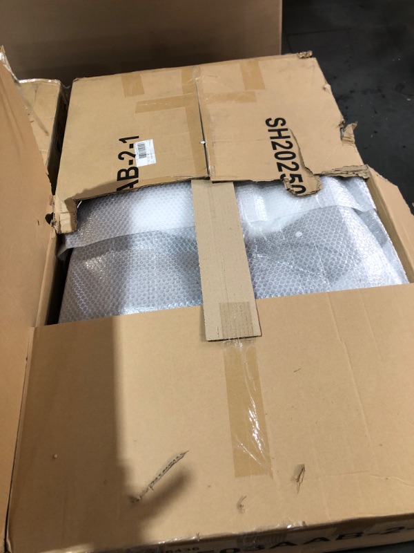 Photo 1 of ***FACTORY SEALED - OPENED FOR INSPECTION***     ***TRUCK/TRAILER PICKUP ONLY***    Convertible L Shaped Sleeper Sofa Bed with Storage Chaise   2 boxes 