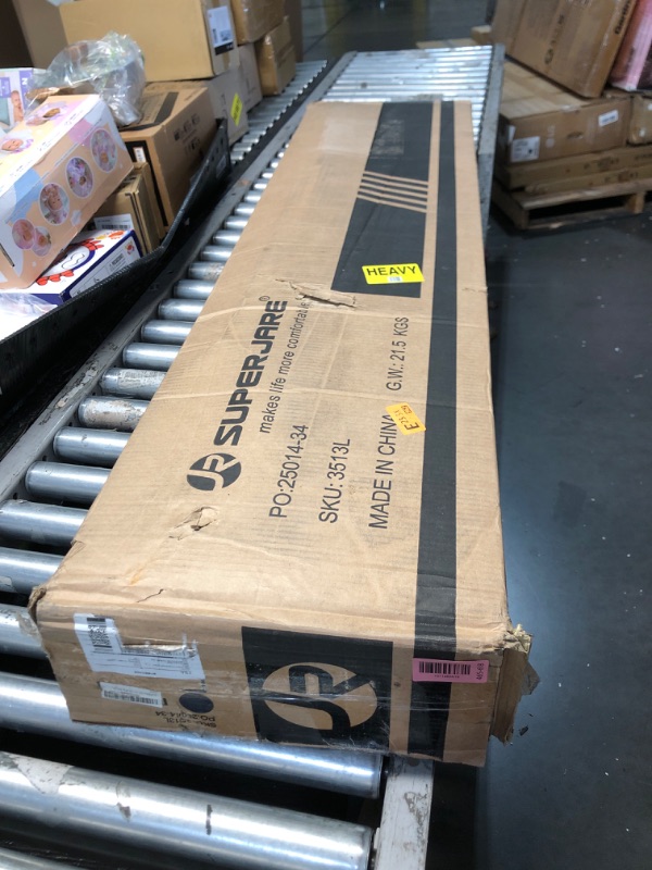 Photo 1 of ***FACTORY SEALED - OPENED FOR INSPECTION***   SUPERJARE 15ft Large Patio Umbrella with Base included, Double Sided Outdoor Umbrella with Solar Lights, Pool Umbrella with Fade Resistant Canopy for Deck, Porch, Yard, Balcony, Navy Blue