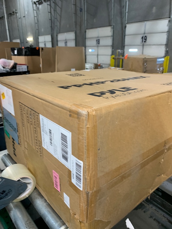 Photo 1 of ***MISSING PARTS***
Pyle PA Speaker DJ Mixer Bundle - 300 W Portable Wireless Bluetooth Sound System w/ USB SD XLR 1/4" RCA Inputs - Dual Speaker, Mixer, Microphone, Stand, Cable - Home/Outdoor Party - PPHP28AMX,Black