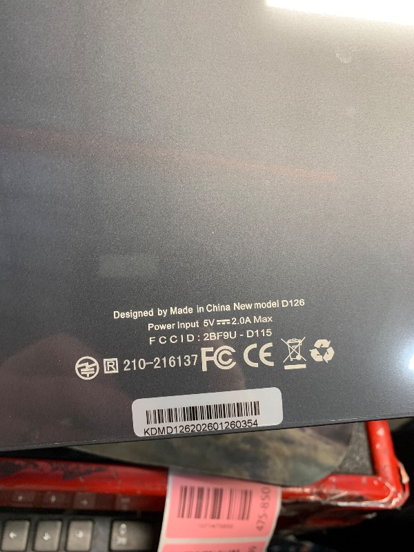 Photo 1 of ***MISSING ACCESSORIES***********************
Tablet 11 inch Android 16 Tablet, 2026 Latest Update 128GB ROM 20GB RAM, 4G LTE Tablets, 5G WiFi+Cellular, Octa-Core MTK8786, 13+8 MP Rear and Front Camera,Incell FHD Screen, T-Mobile SIM Card Support