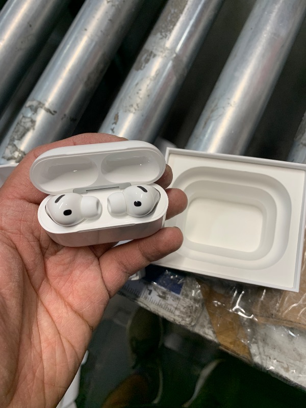 Photo 1 of ***NONFUNCTIONAL - FOR PARTS ONLY***Apple AirPods Pro 3 Wireless Earbuds, Active Noise Cancellation, Live Translation, Heart Rate Sensing, Hearing Aid Feature, Bluetooth Headphones, Spatial Audio, High-Fidelity Sound, USB-C Charging