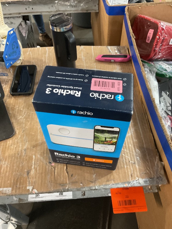 Photo 1 of ***MISSING ADAPTER*** Rachio WiFi Smart Sprinkler Controller (8-Zone Irrigation Remote Control) – App-Based Scheduling, Local Weather Intelligence, Rain Skips, Easy DIY Install