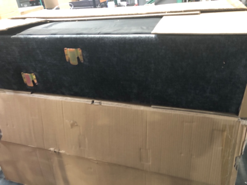 Photo 1 of **Partial Set**FAVSH 81.5" Convertible L Shaped Sleeper Sofa, 3-Seat Pull Out Sectional Couch with Storage Chaise & Removable Cushions, Chenille Fabric for Small Living Room Apartment, Dark Gray