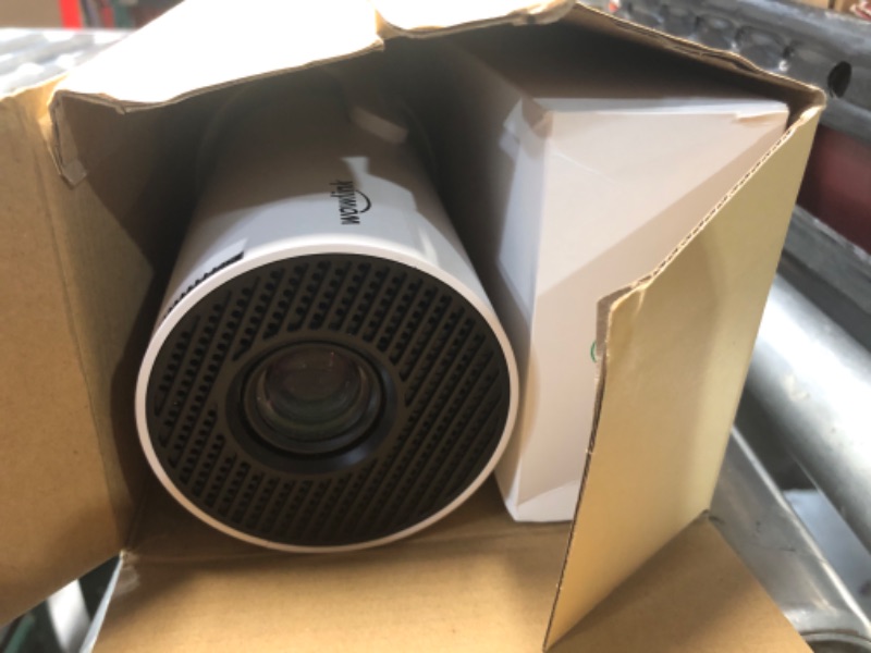 Photo 1 of [Built-in Apps & 2026 Upgraded] Mini Projector with WiFi 6 and Bluetooth 5.4 Support 4K 1080P Auto Keystone 180° Rotatable Projector Portable Compatibile with HDMI/TV Stick/Memory Stick/Laptop, White