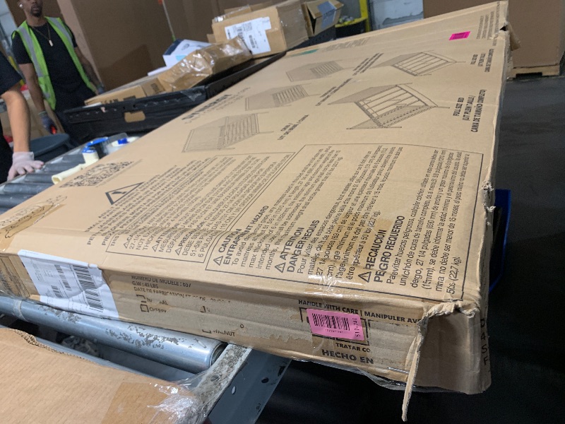 Photo 1 of ***FACTORY SEALED - OPENED FOR INSPECTION***

Dream On Me Synergy 5-in-1 Convertible Full-Size Baby Crib with Toddler, Day & Full Bed Conversion in Barnwood Natural, GreenGuard Gold & BSA, 3 Mattress Heights, Sustainable Pinewood