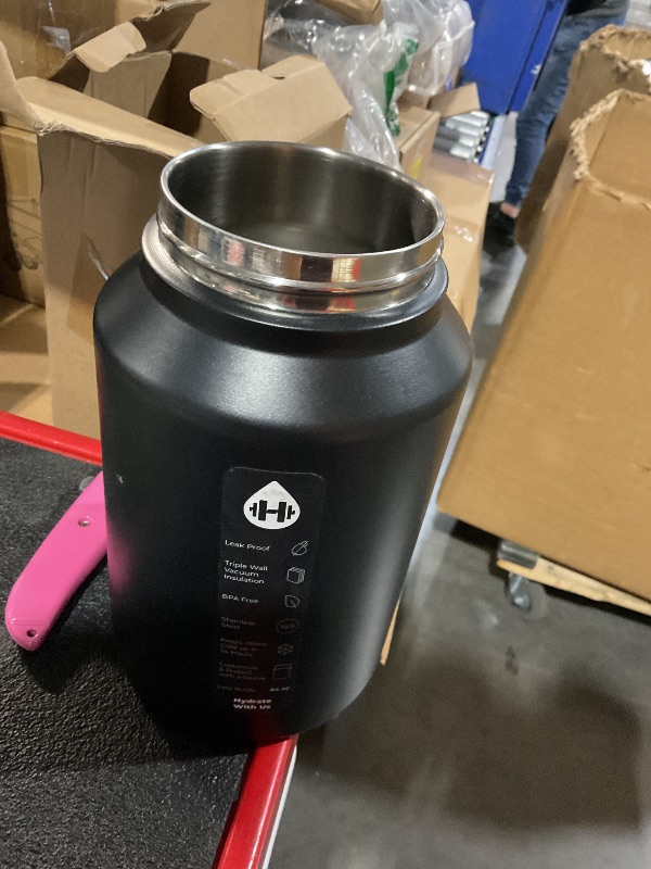 Photo 1 of ***photo for reference***     Wide Flex Cap Black 64 Oz