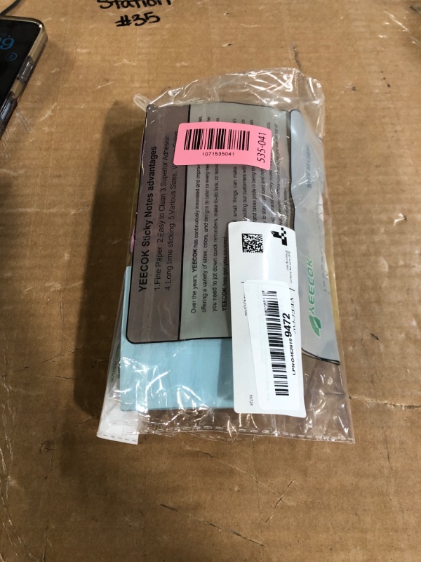 Photo 1 of (18 Pads) Sticky Notes 3x3 inch, Self-Stick Pads Bright Colors Sticky Note, Recyclable, Easy to Post for Home, Office, Notebook