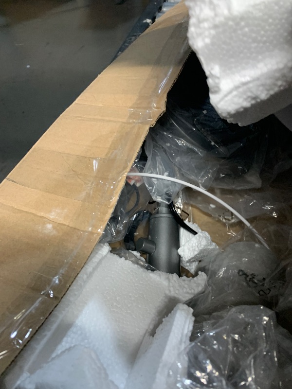 Photo 1 of ?Upgraded? Dimmable Floor Lamp, 1000 Lumens LED Edison Bulb Included, Arc Floor Lamps for Living Room Modern Standing Lamp with Linen Shade, Tall Lamps for Living Room Bedroom Office Dining Room-Grey