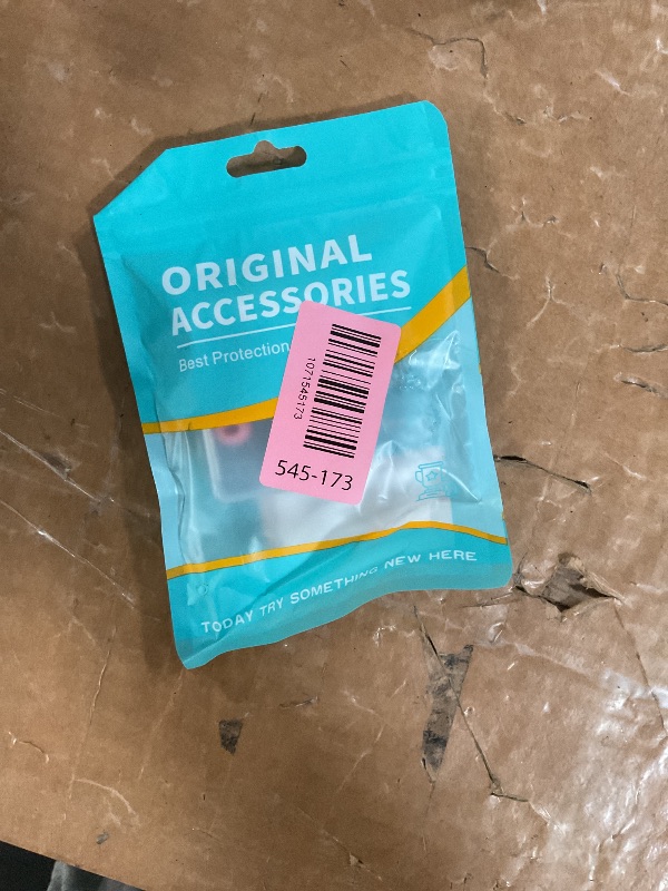 Photo 1 of (4-Pairs) EarTips for Airpods Pro & Pro 2nd Gen Ear Tips (4-Pairs) - Silicone, Anti-Slip - Fit in Charging Case (Black/White/Pink/Purple)